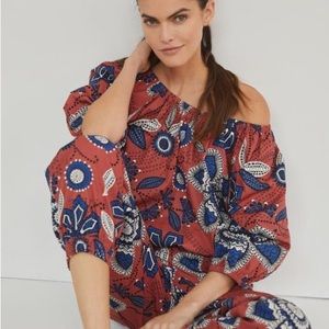 ✨ Anthropologie Sundry Floral Bubble Top Sz S